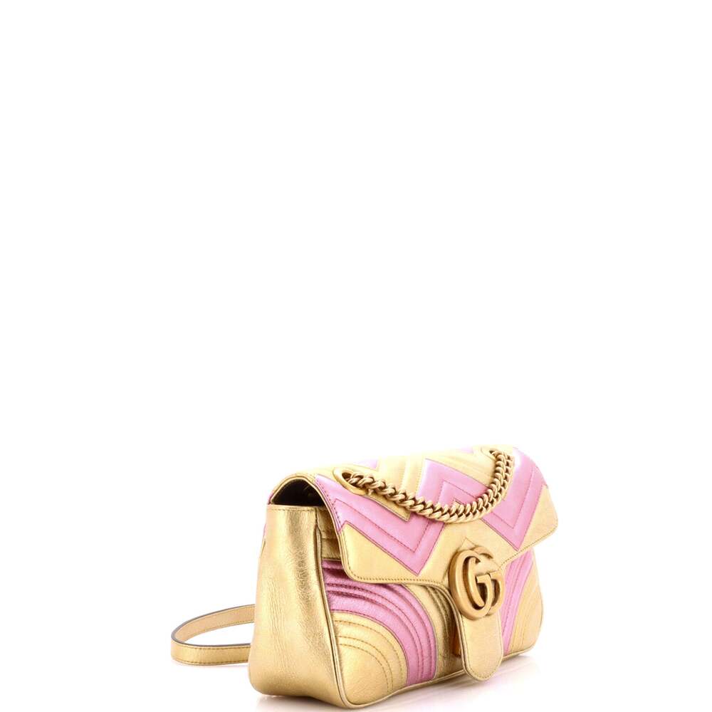 Gucci Gg Marmont Flap Bag Matelasse #224140G16B - Picture 2 of 8